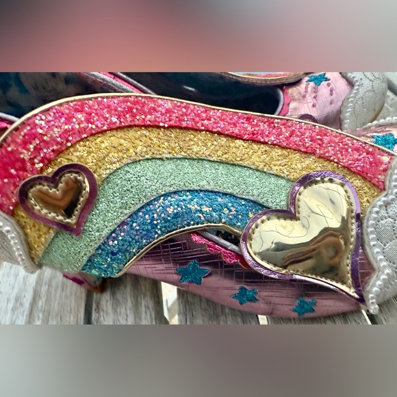 Irregular Choice “Summer Of Love”Shoes~Pink Women’s Size 39 - Picture 8 of 12